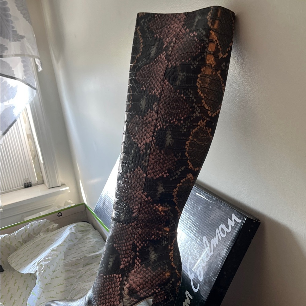 Sam Edelman Exotic Reptile Print Boot